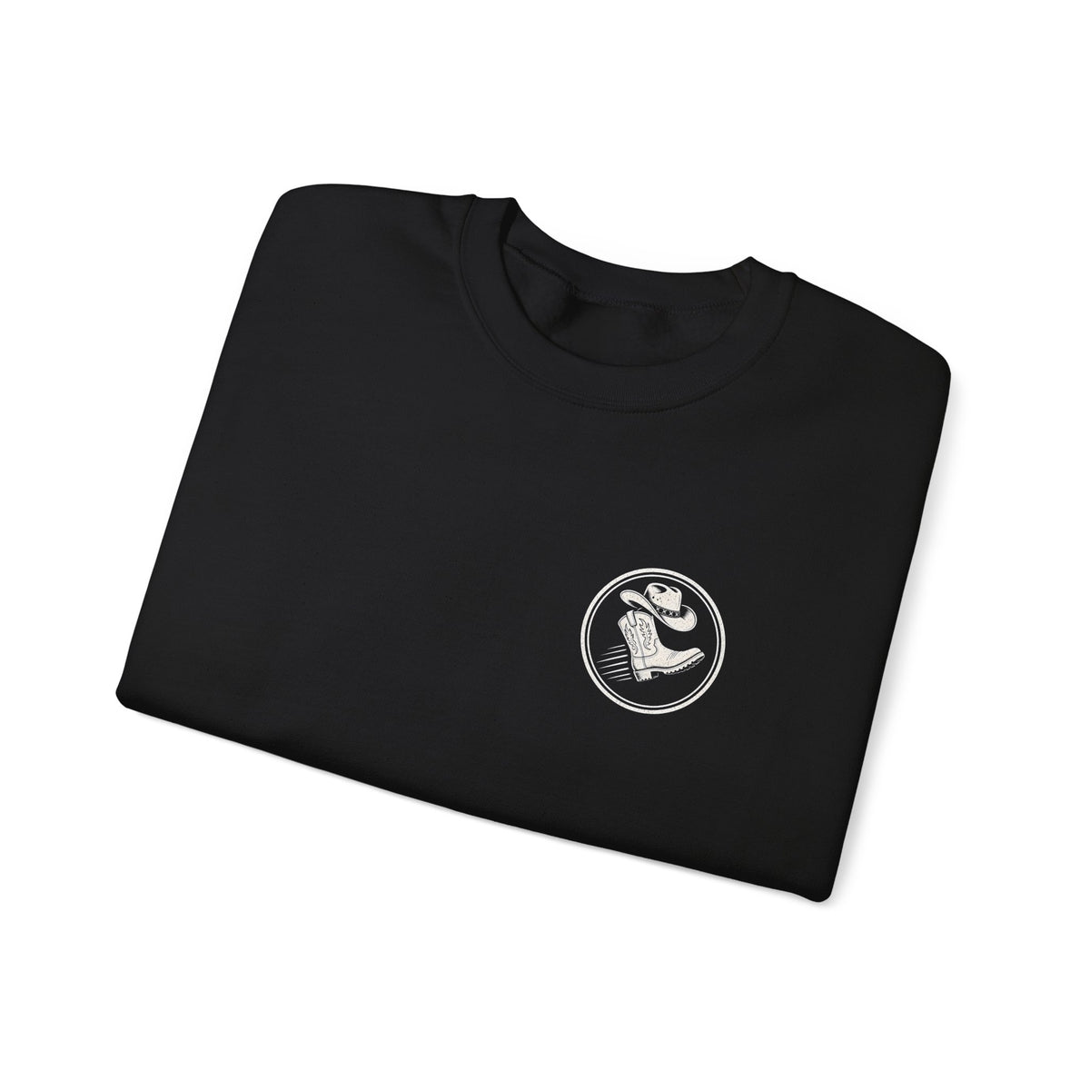 Kick Line "Kick High, Stand Tall" Crewneck crewneck sweatshirt by Off Shift Supply Co. – view 3