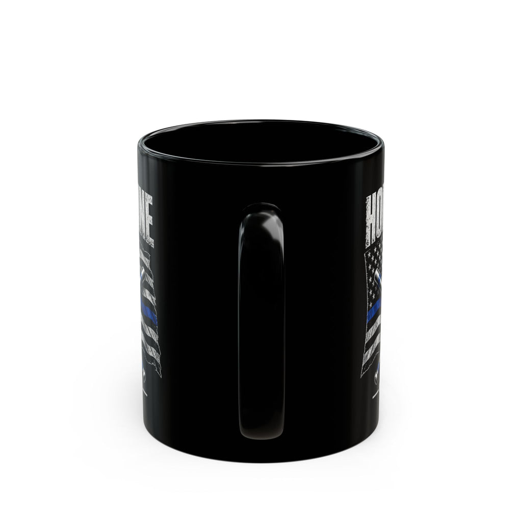 HOLD THE LINE — Black Mug