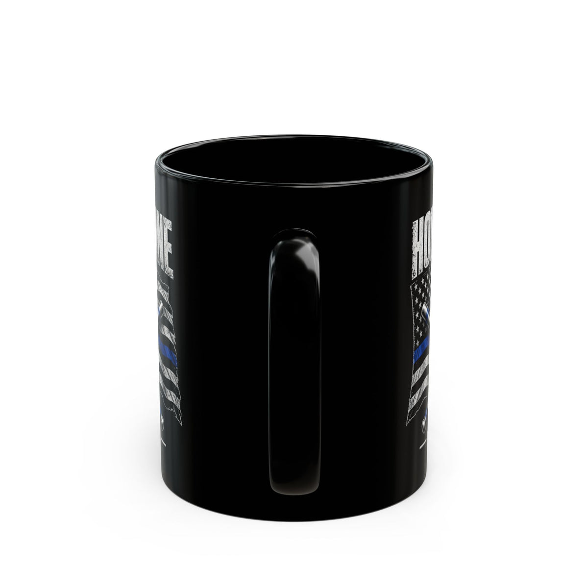 HOLD THE LINE — Black Mug