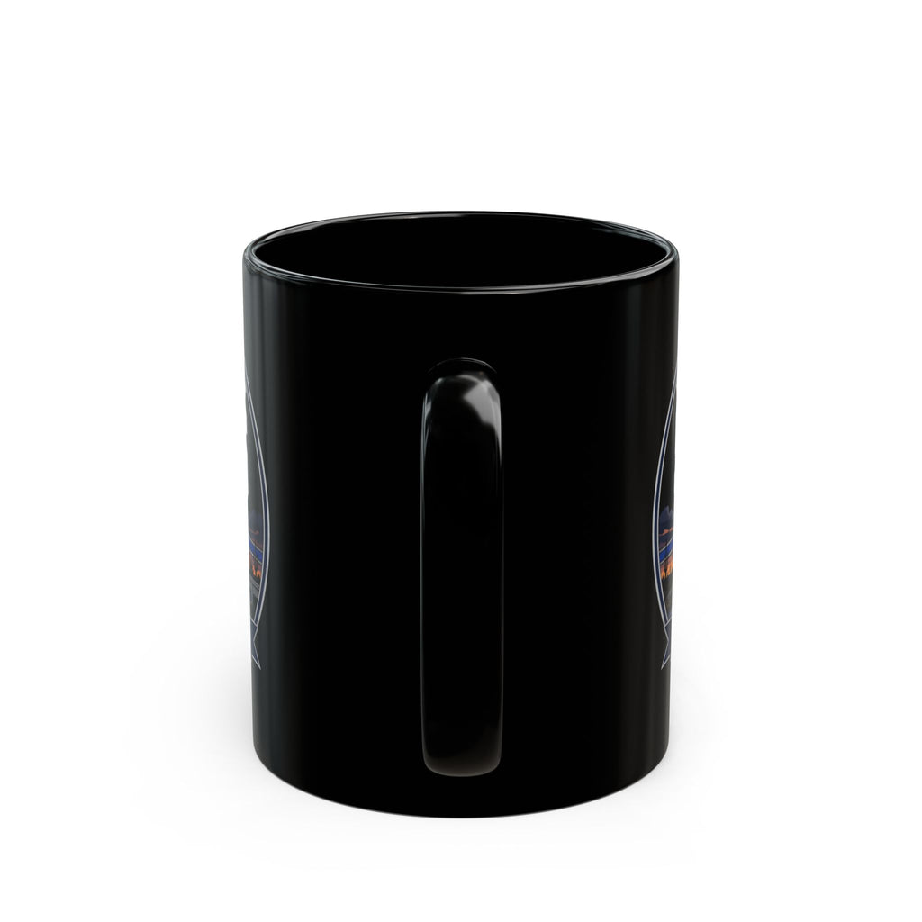 956 BACK THE BLUE Laredo TX — Black Mug