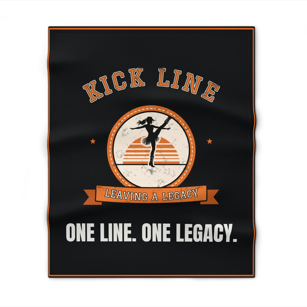 Kick Line — ONE LINE. ONE LEGACY. Stadium Blanket