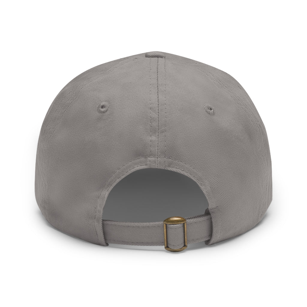 OFF SHIFT — Leather Patch Dad Hat