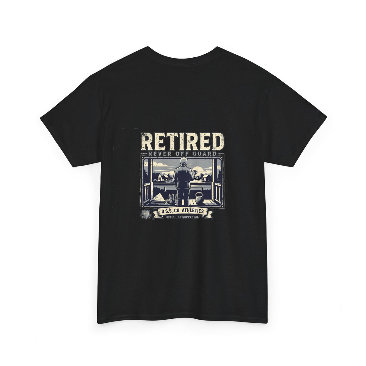 RETIRED. NEVER OFF GUARD. Tee
