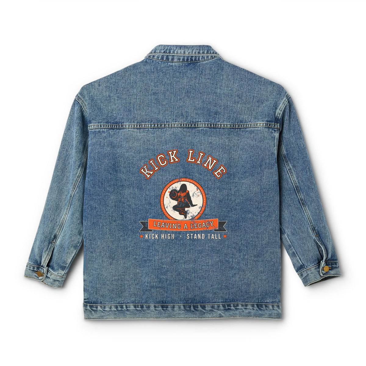 Kick Line "Legacy Patch + Banner" Denim Jacket by Off Shift Supply Co. – view 2