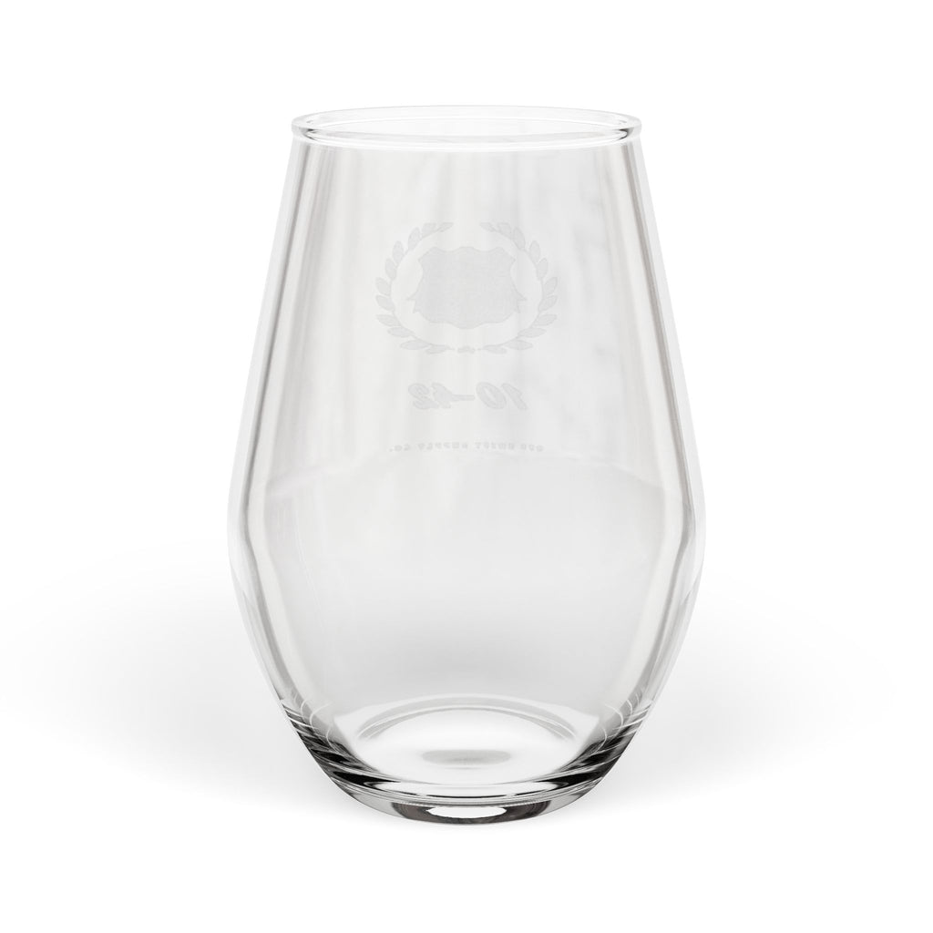 JUSTICE — Engraved Wine Glass · For Her drinkware by Off Shift Supply Co. – view 4