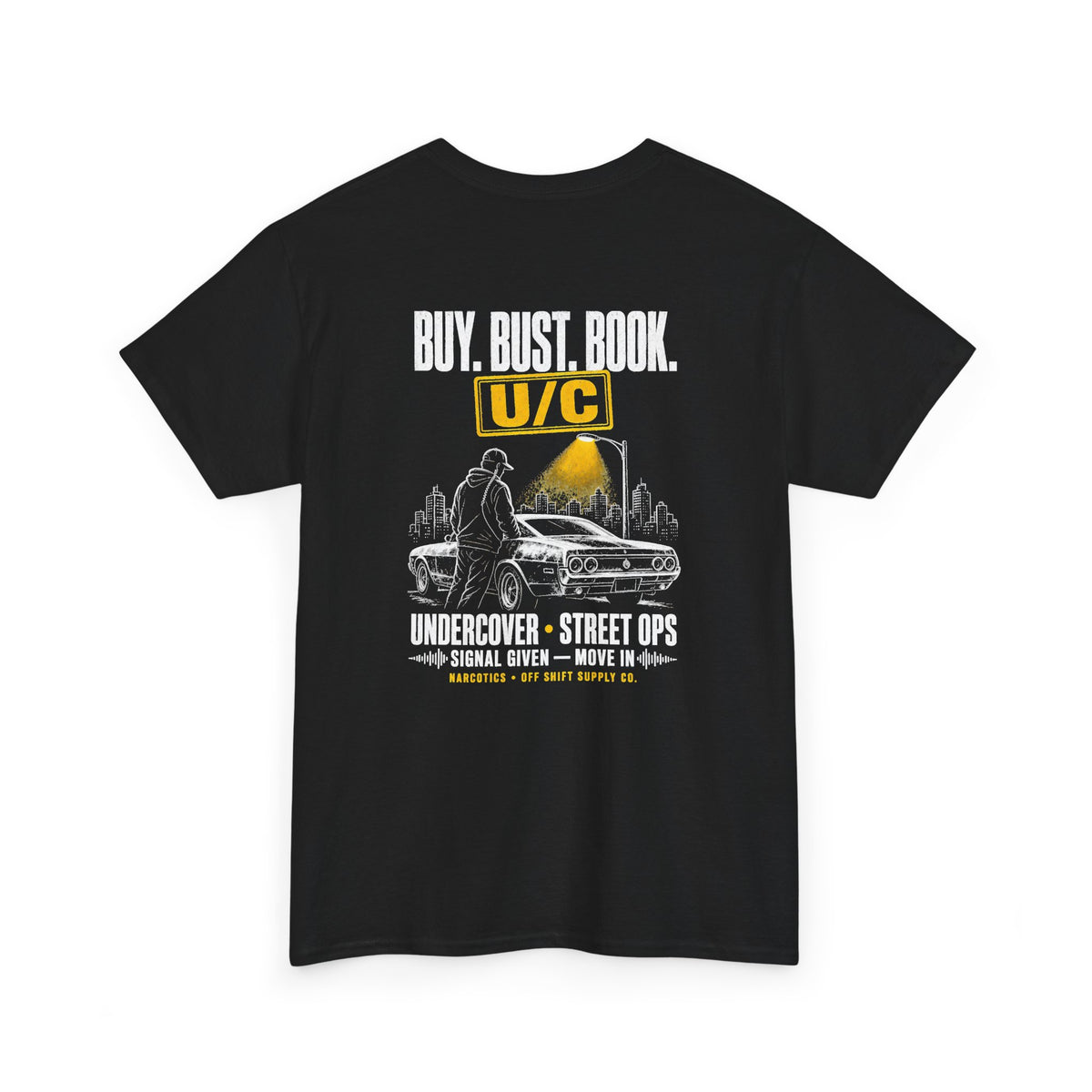 BUY. BUST. BOOK. — U/C Tee