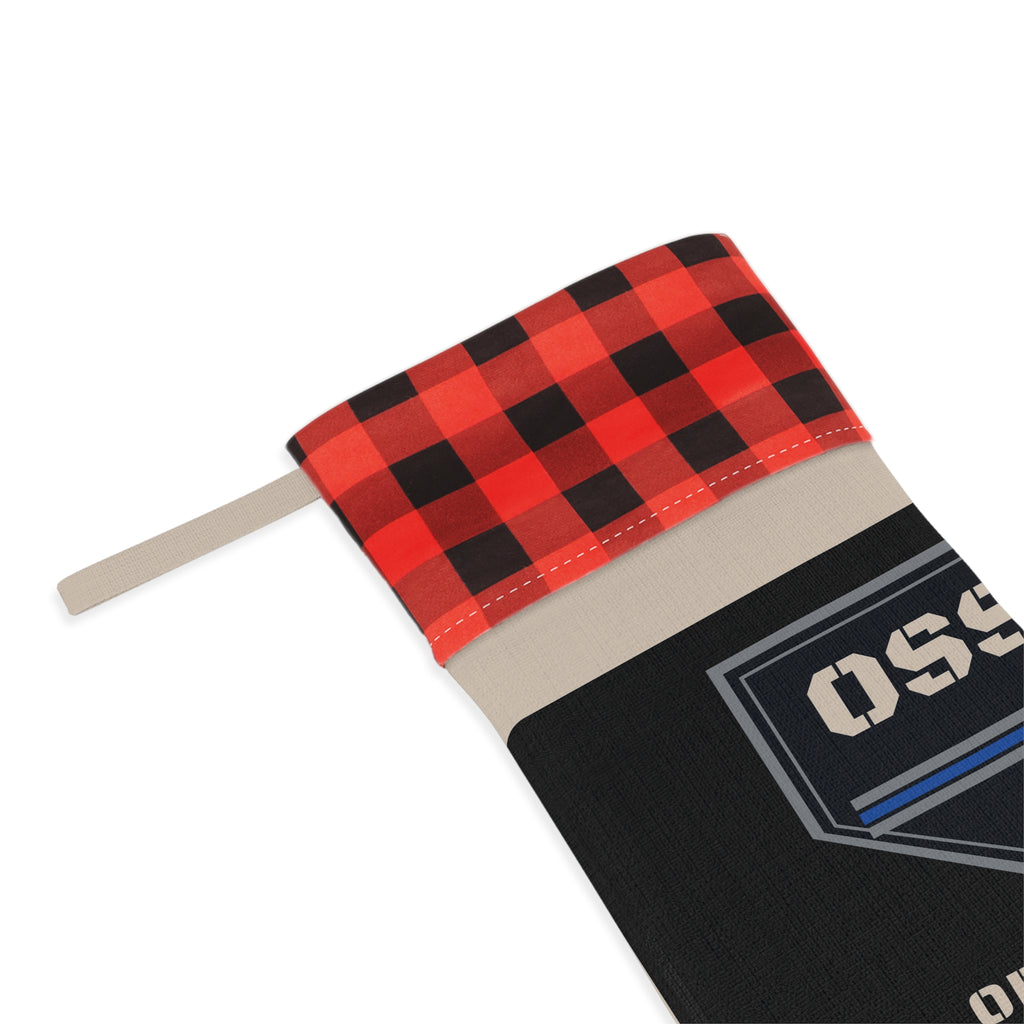SANTA'S BACKUP — O.S.S. Shield Christmas Stocking