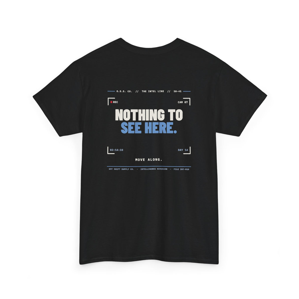 NOTHING TO SEE HERE. Tee