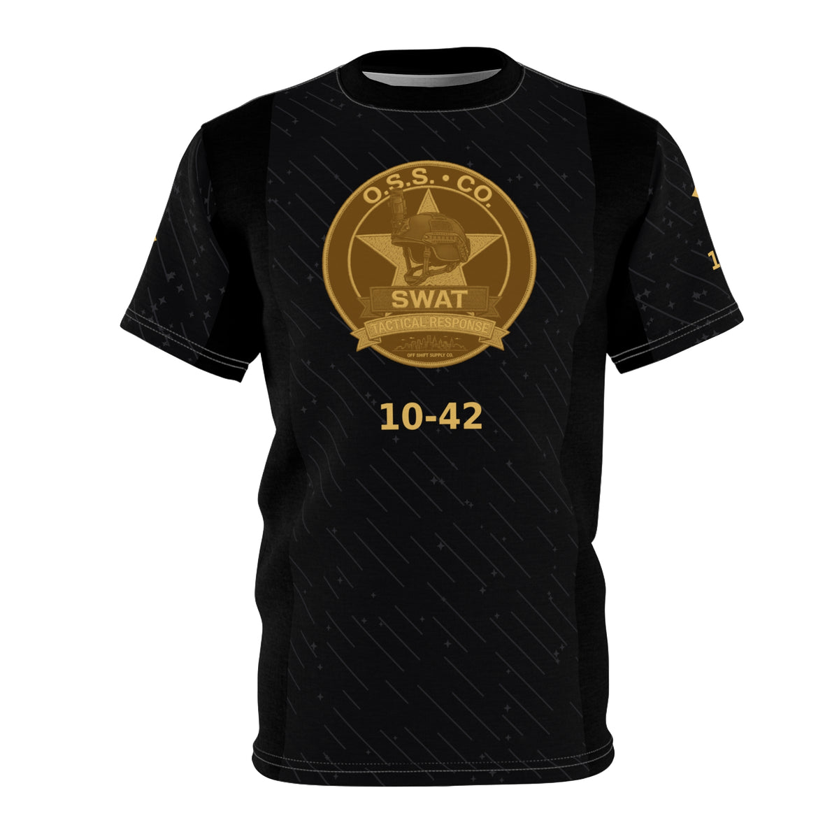 SWAT All-Over all-over print tee by Off Shift Supply Co.