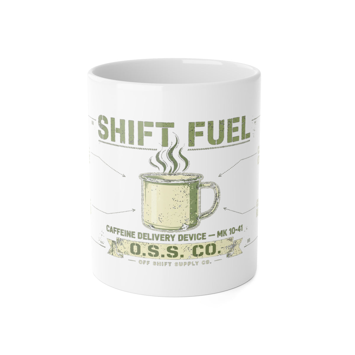 SHIFT FUEL — Mug drinkware by Off Shift Supply Co.