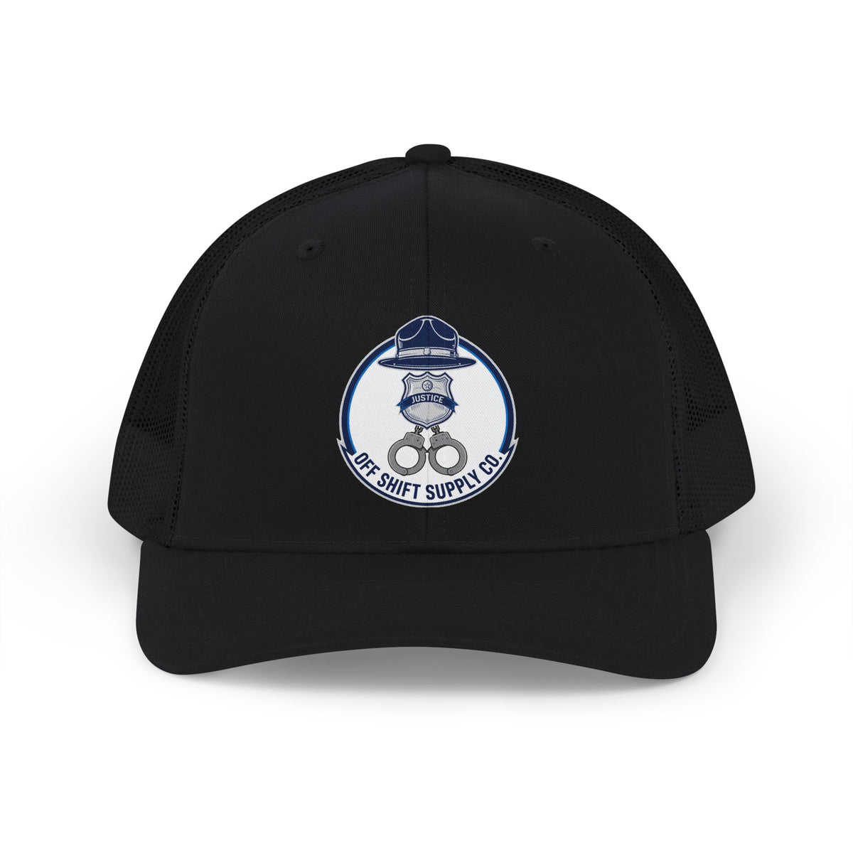 OFF SHIFT Badge Trucker Hat by Off Shift Supply Co. – view 2