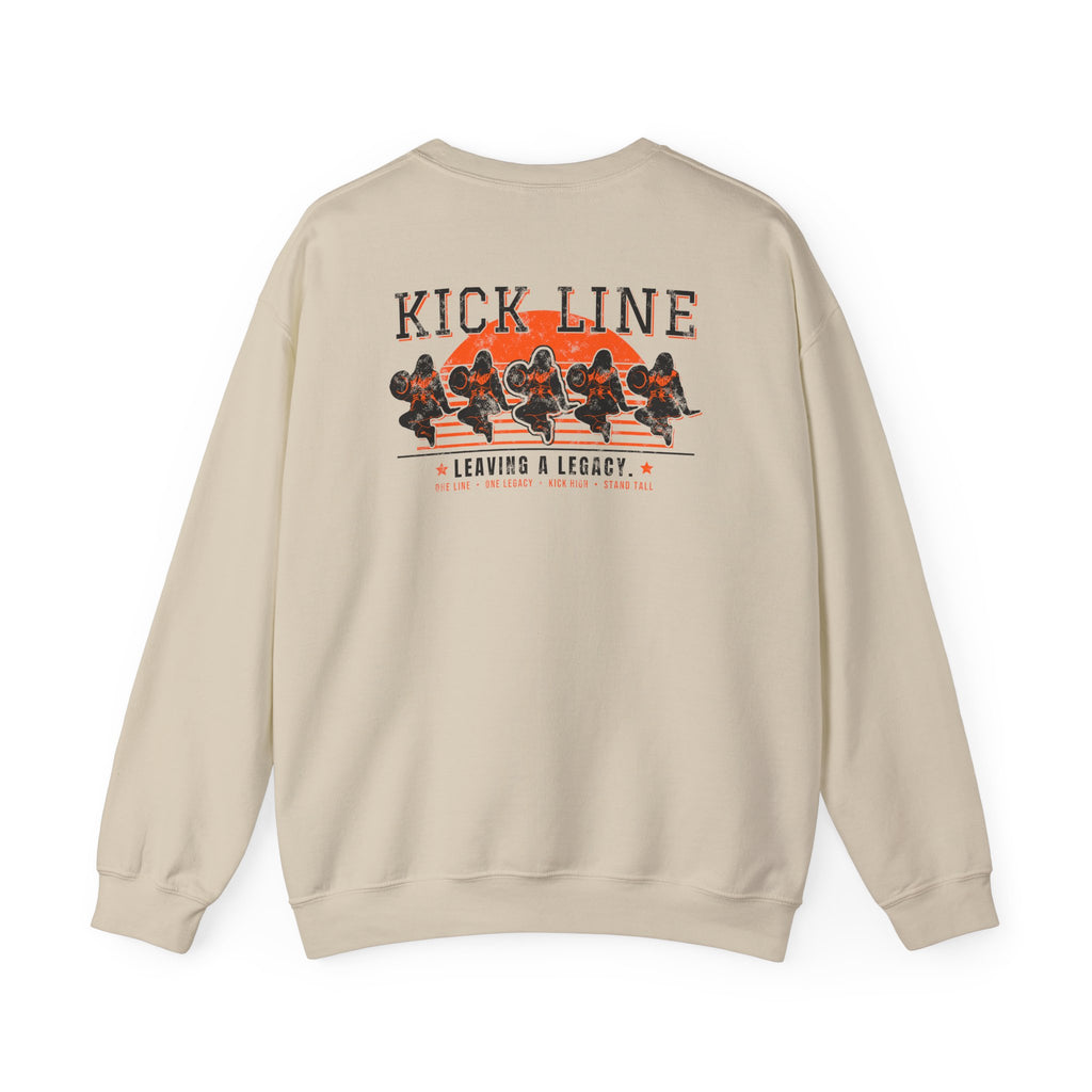 Kick Line "Sunset Line" Silhouette Crewneck
