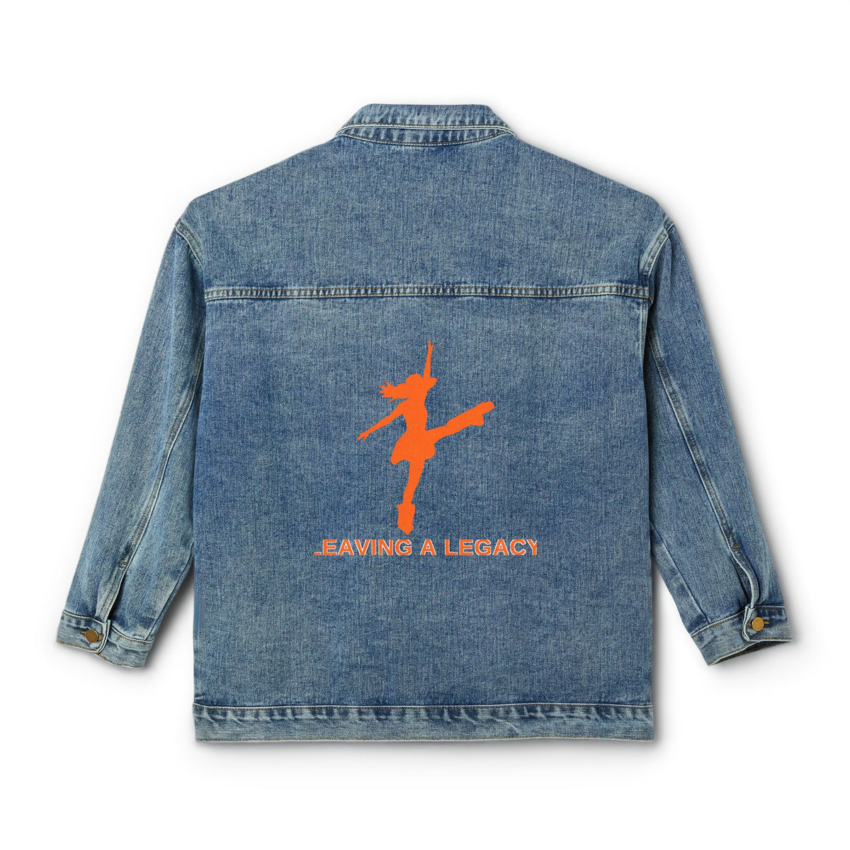 Kick Line "Leaving a Legacy" Denim Jacket denim jacket by Off Shift Supply Co. – view 2