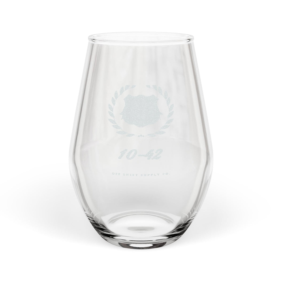 JUSTICE — Engraved Wine Glass · For Her drinkware by Off Shift Supply Co.