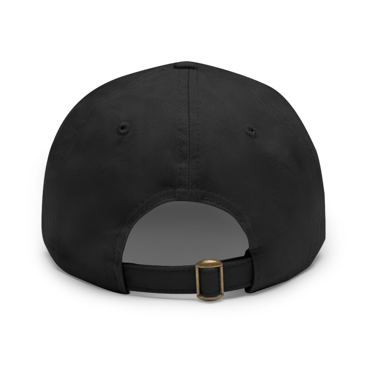 OFF SHIFT — Leather Patch Dad Hat