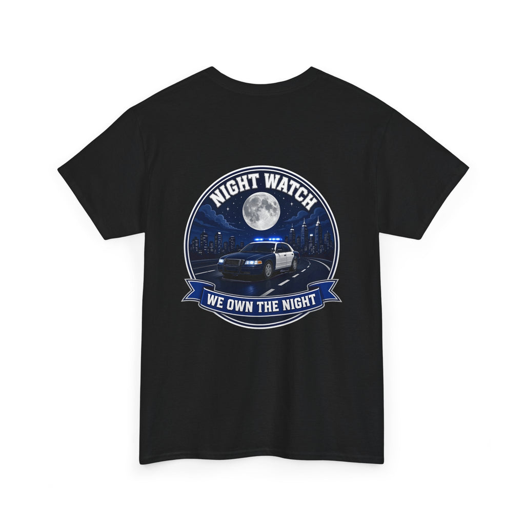 Night Watch "We Own the Night" t-shirt by Off Shift Supply Co. – view 2