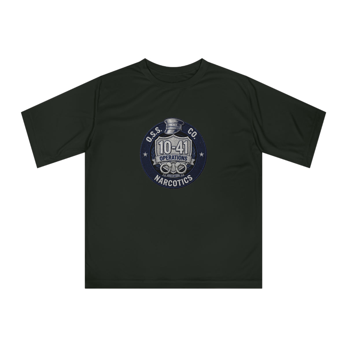 NARCOTICS — Fitted t-shirt by Off Shift Supply Co.