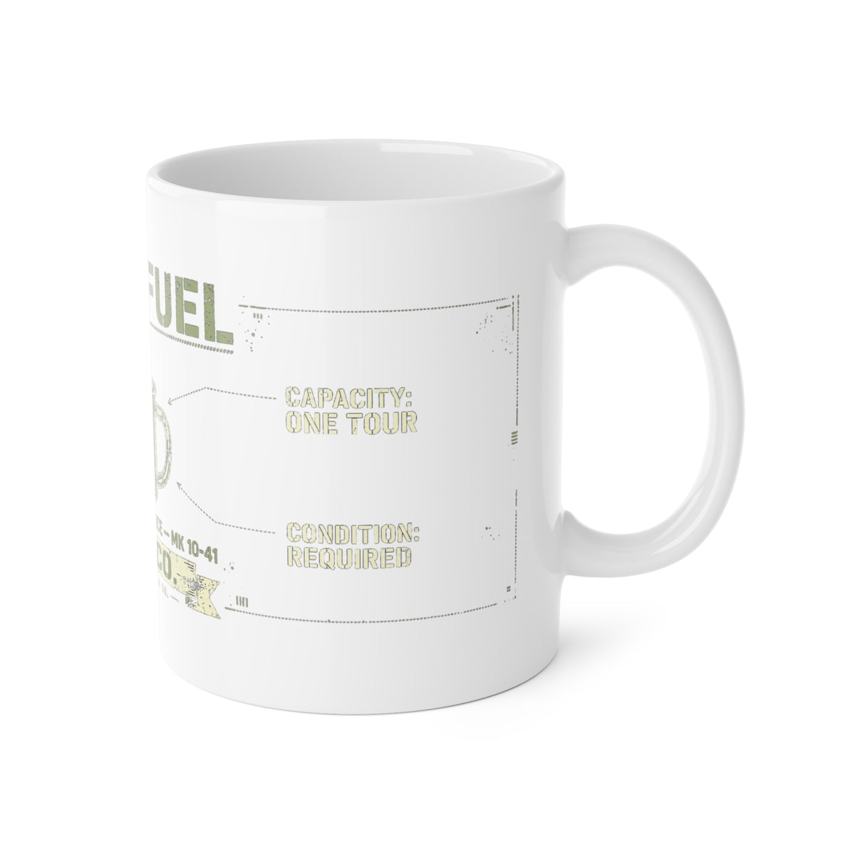 SHIFT FUEL — Mug drinkware by Off Shift Supply Co. – view 4