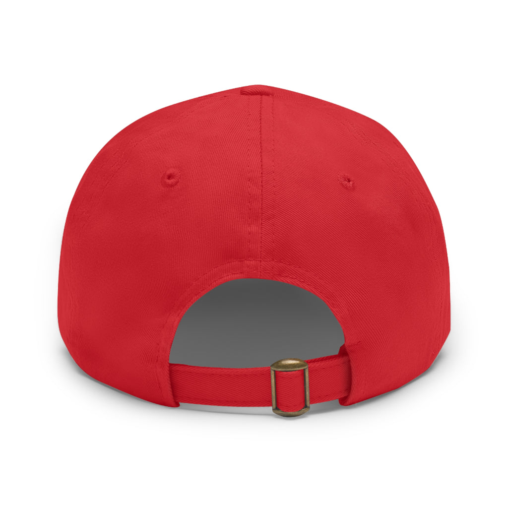 OFF SHIFT — Leather Patch Dad Hat