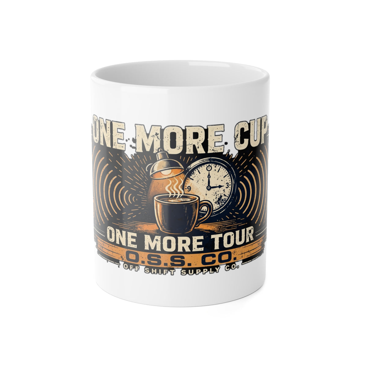 ONE MORE TOUR — Mug drinkware by Off Shift Supply Co.