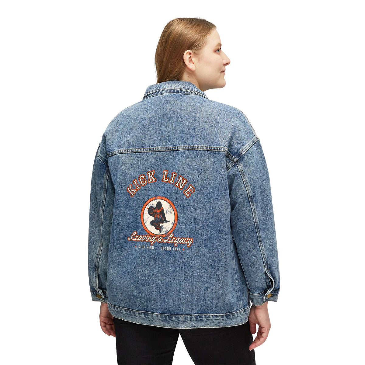 Kick Line "Legacy Patch" Denim Jacket by Off Shift Supply Co. – view 4