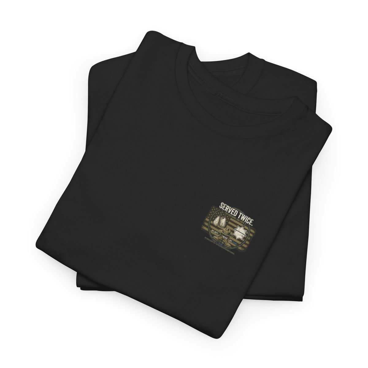 SERVED TWICE t-shirt by Off Shift Supply Co. – view 3