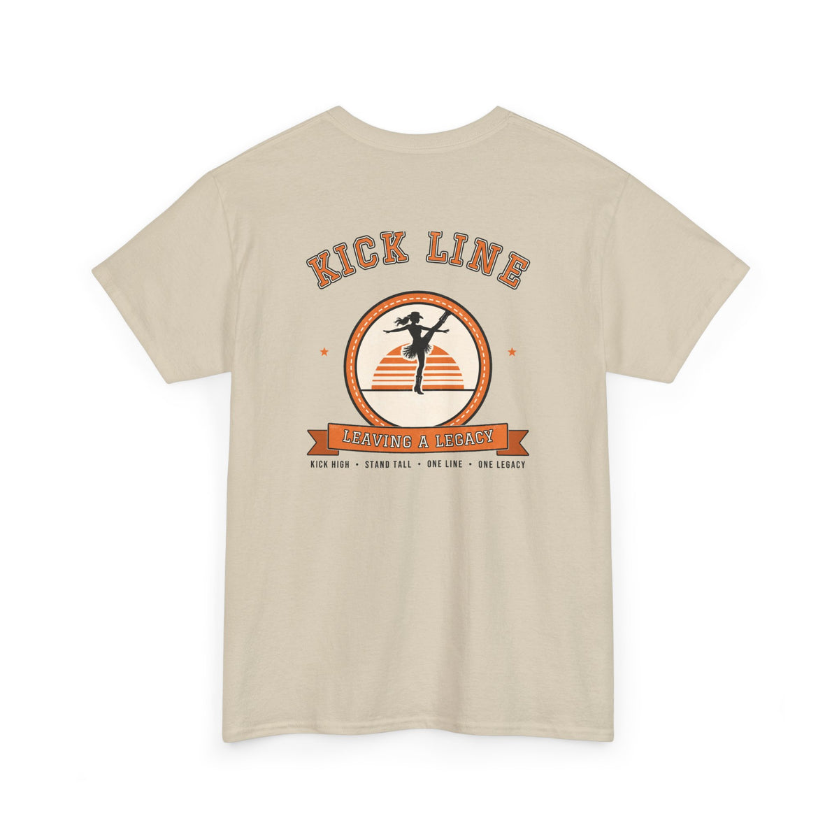 Kick Line — SUNSET PATCH Tee (Sand)