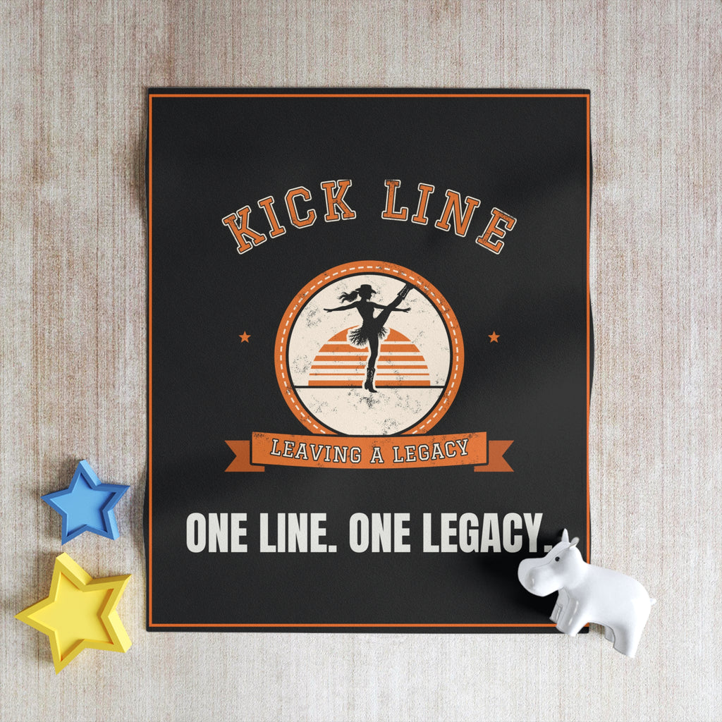 Kick Line — ONE LINE. ONE LEGACY. Stadium Blanket