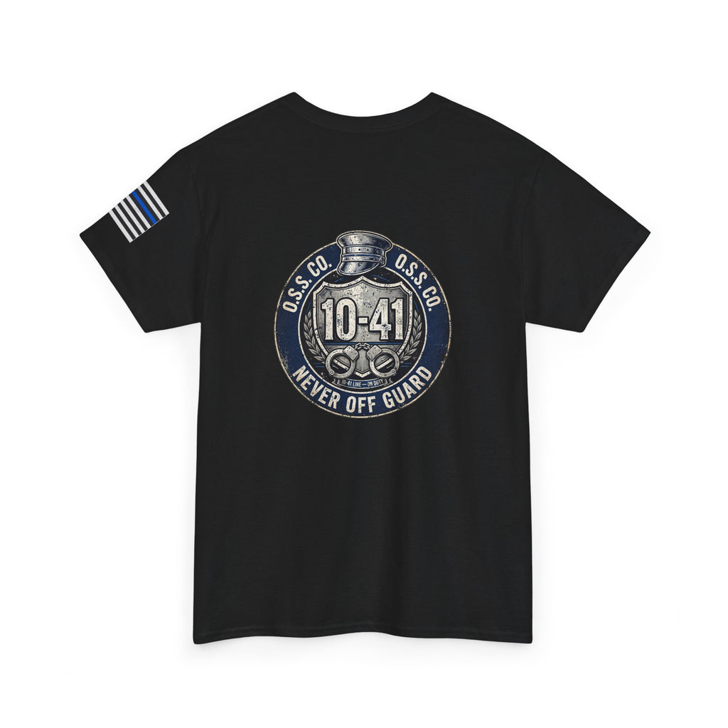 10-41 EMBLEM — Front Back Sleeve Tee