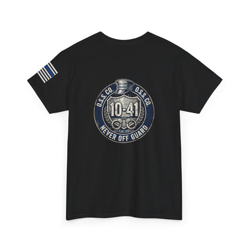 10-41 EMBLEM — Front Back Sleeve Tee