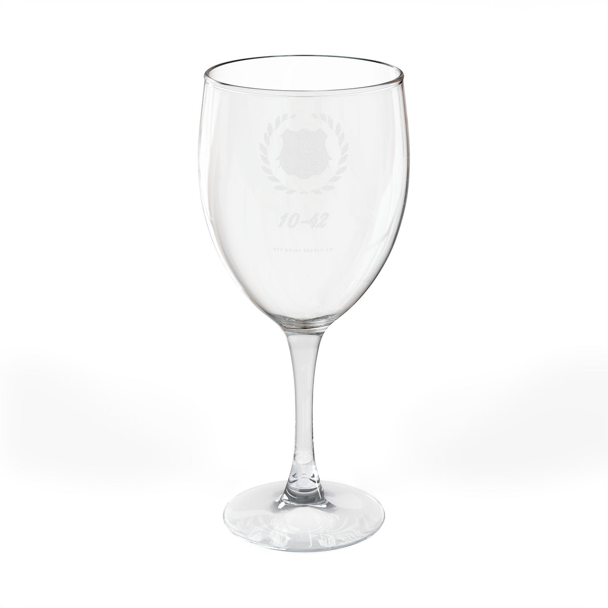 JUSTICE — Stemmed Wine Glass — For Her drinkware by Off Shift Supply Co.
